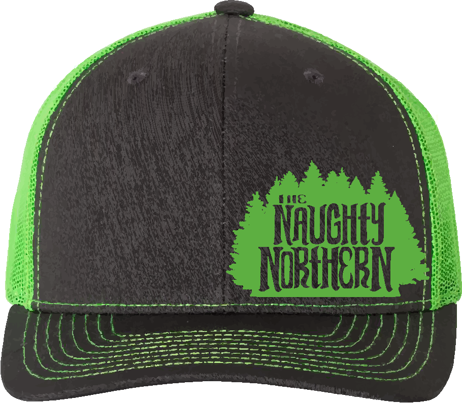 Hat : Charcoal/ Neon Green