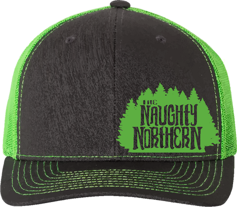 Hat : Charcoal/ Neon Green