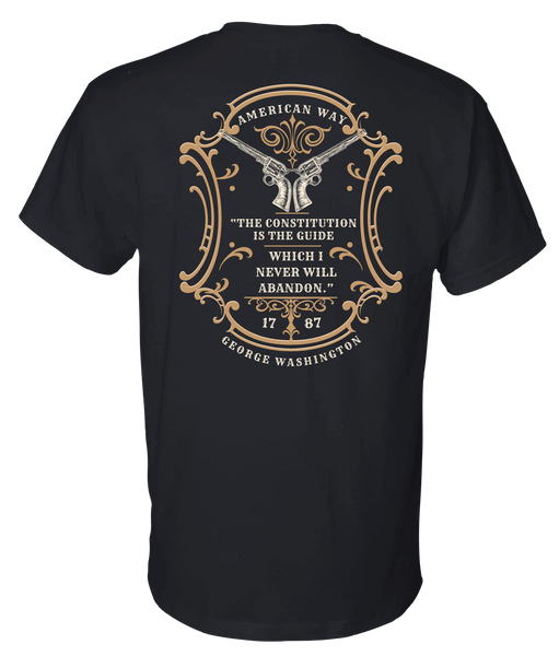 T-Shirt : Reclaim & George Washington - Black