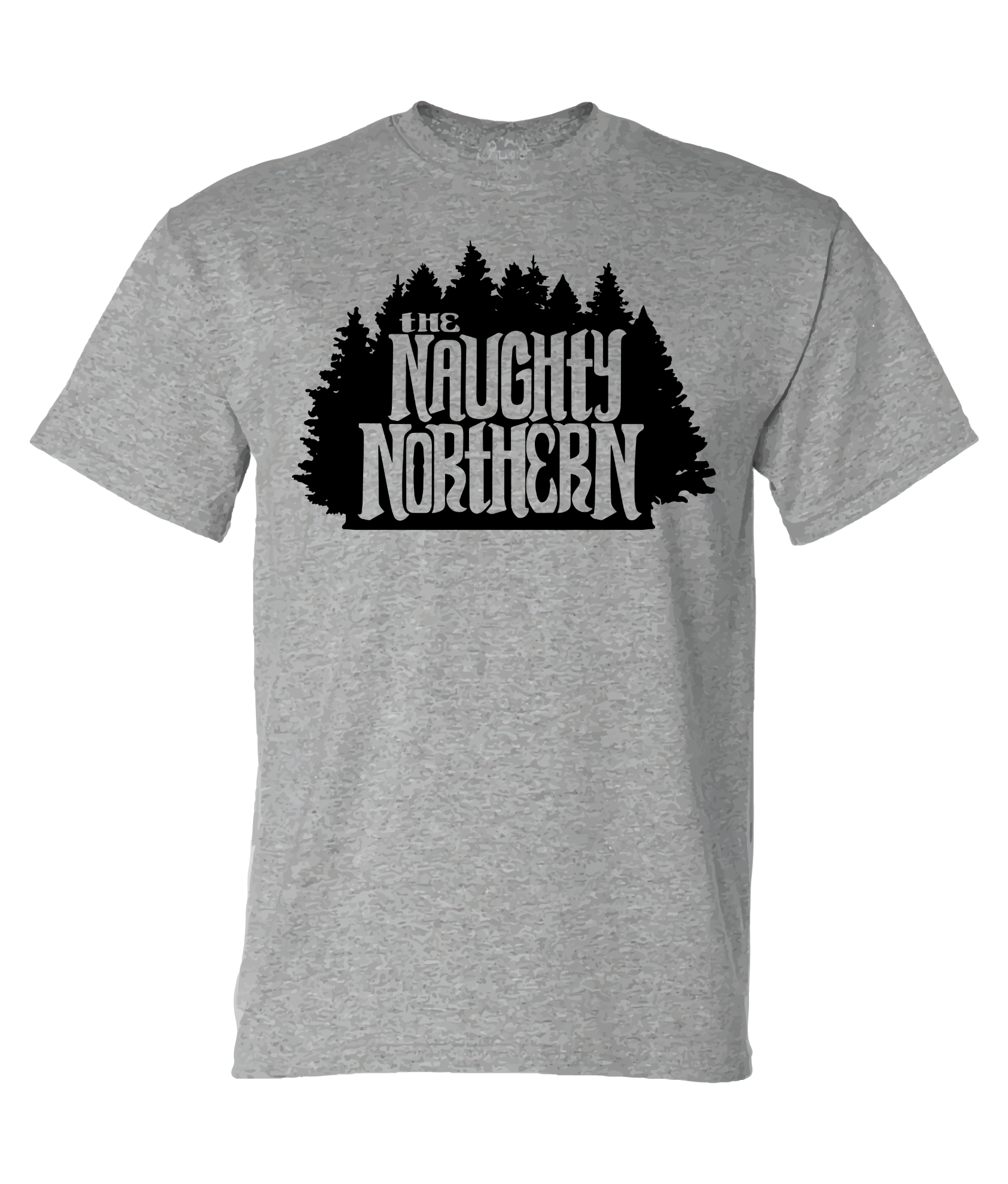 T-Shirt : The Naughty Northern - Grey