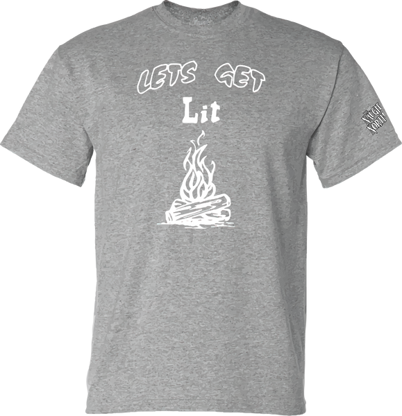 T-Shirt : Lets Get Lit : GLOW-In-the-DARK