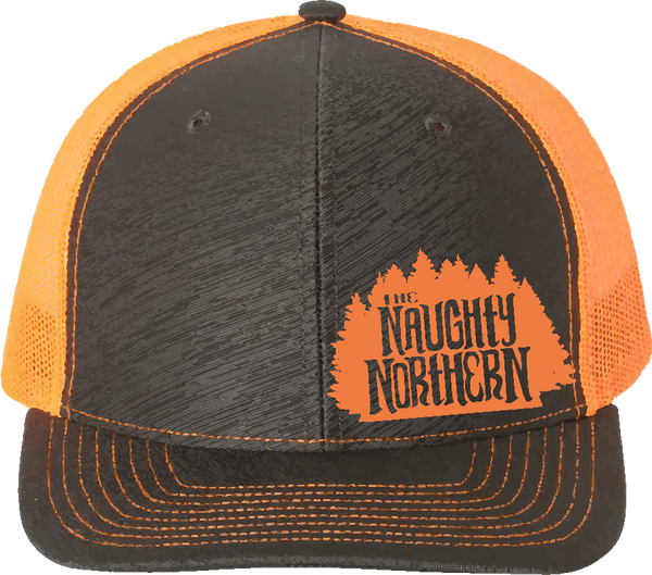 Hat : Charcoal/ Neon Orange