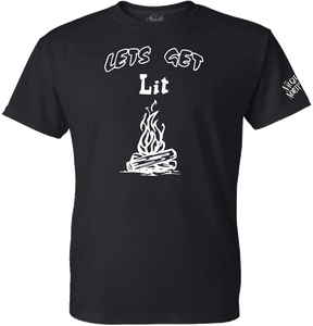 Lets Get Lit T-Shirt : GLOW-In-the-DARK