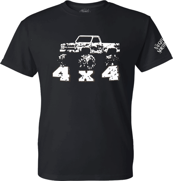 4x4 Truck with Hillbilly Good Time T-Shirt