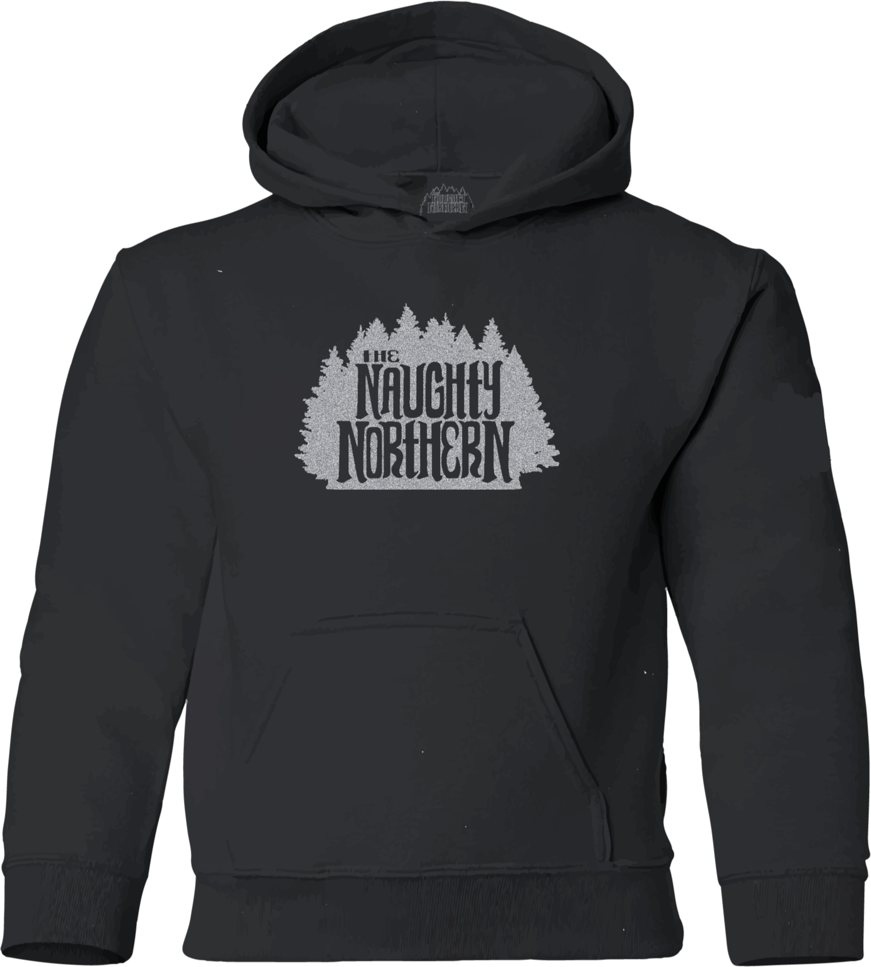 Youth Hoodie The Naughty Northern Glitter